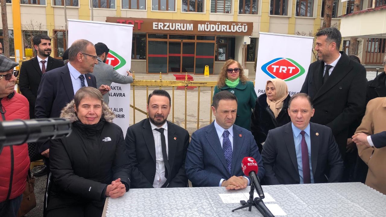 CHP Erzurum İl Başkanı Serhat Can Eş TRT Yayın Politikalarını Eleştirdi
