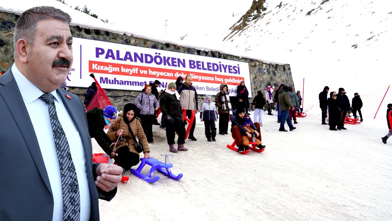 Palandöken Belediyesi’nin Kızak Pisti Şehrin Gözdesi