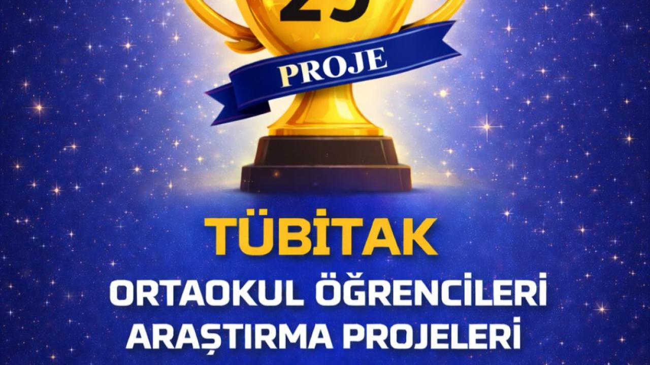 Erzurum, TÜBİTAK Ortaokul Proje Yarışmasında Bölge Birincisi Oldu