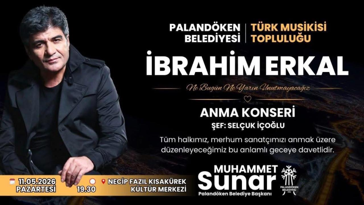 Palandöken Belediyesi’nden İbrahim Erkal’a Vefa Gecesi