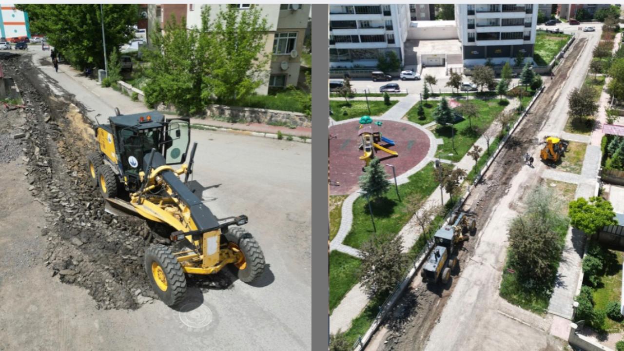 Aziziye’de asfalt seferberliği başladı