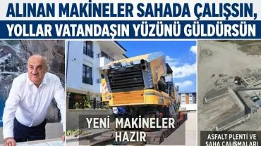 Aziziye’de Asfalt Hamlesi: Yeni Makine Sahaya İndi, Gözler Yol Çalışmalarında
