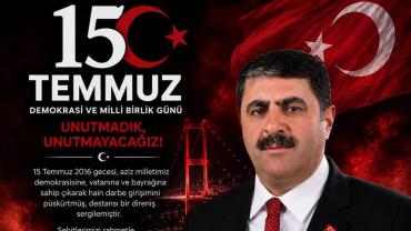 Başkan Karasu: “15 Temmuz, Milletimizin Yazdığı Kahramanlık Destanıdır“