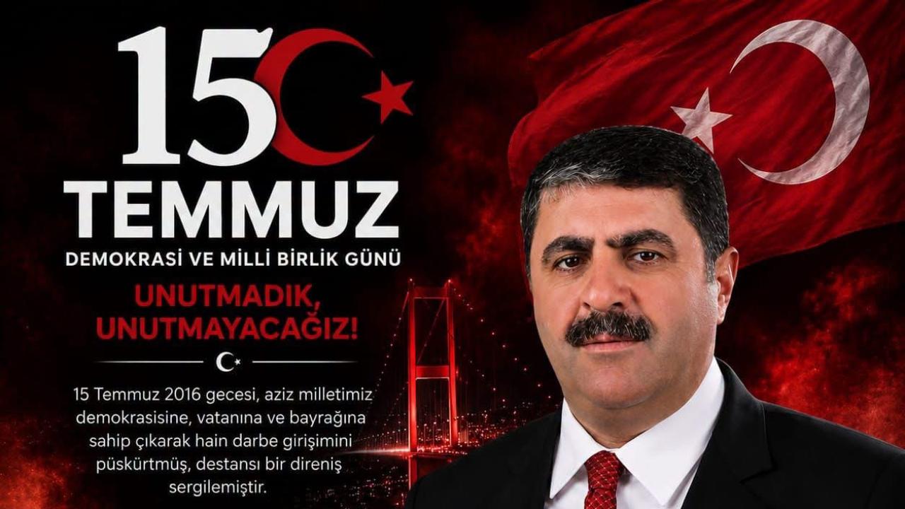 Başkan Karasu: “15 Temmuz, Milletimizin Yazdığı Kahramanlık Destanıdır“